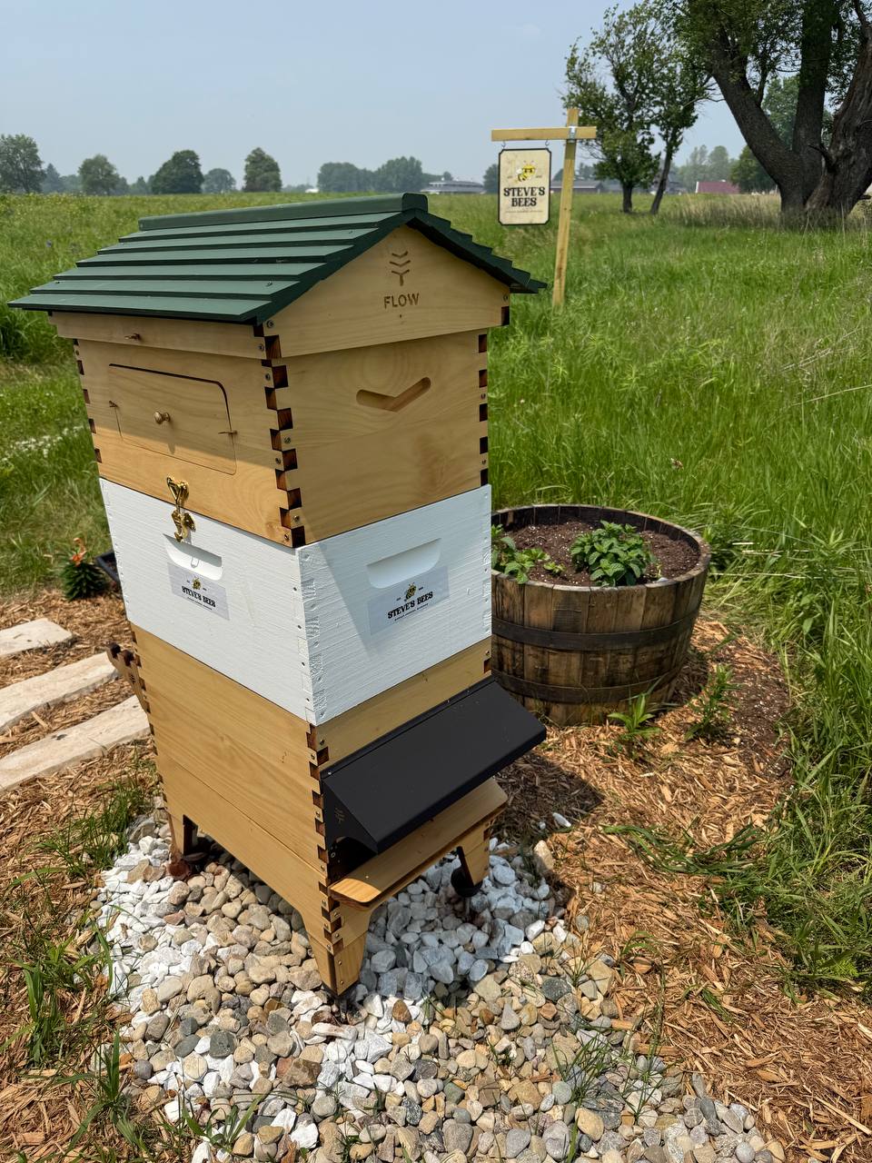 Flow Hive with brass tap